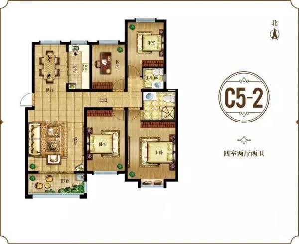c5-2 4室2厅0厨2卫